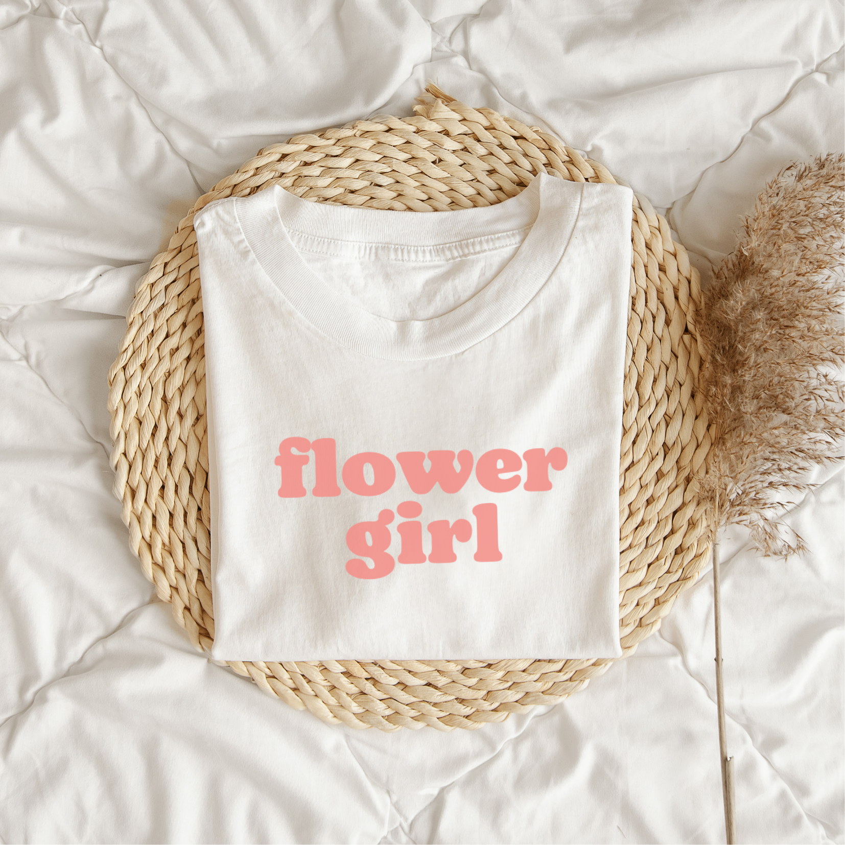 Bloemenmeisje t-shirt 